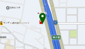 ジープ東大阪の地図画像