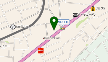 ジャガー箕面の地図画像