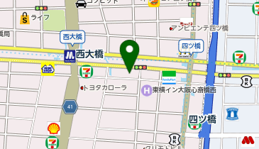 マセラティ心斎橋の地図画像