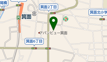 メルセデス・ベンツ箕面の地図画像