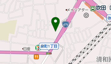 メルセデス・ベンツ北大阪の地図画像