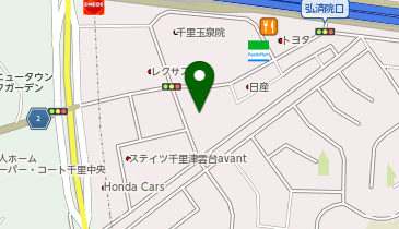 メルセデス・ベンツ千里 サーティファイドカーセンターの地図画像