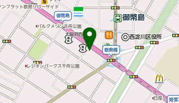 ヤナセキャデラック大阪中央/シボレー大阪中央の地図画像