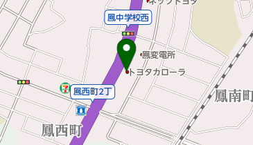 トヨタカローラ南海高石店の地図画像