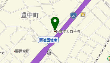 トヨタカローラ南海いずみ店の地図画像