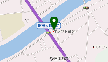 ネッツトヨタニューリー北大阪吹田店の地図画像