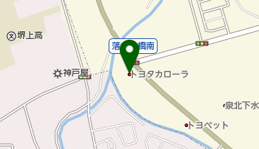 トヨタカローラ南海八田店の地図画像