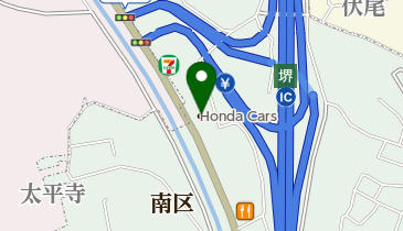 Honda Cars泉州U-Select堺インターの地図画像