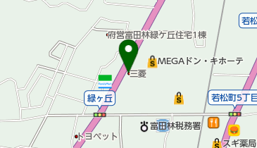 西日本三菱自動車販売富田林店の地図画像