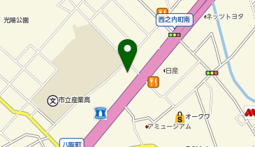 西日本三菱自動車販売岸和田店の地図画像