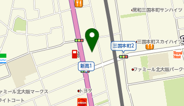 西日本三菱自動車販売大阪西店の地図画像