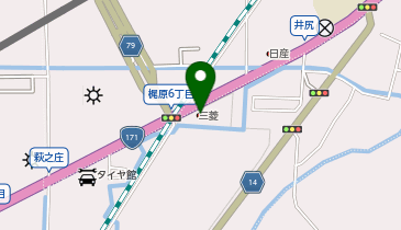 西日本三菱自動車販売高槻店の地図画像