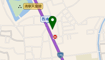 大阪スバルカースポット外環西浦の地図画像