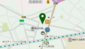 大阪スバル新大阪店の地図画像