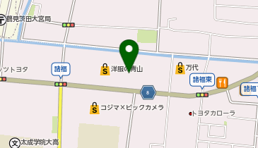 大阪スバル大東店の地図画像