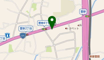 大阪スバル箕面店の地図画像