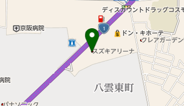 スズキ自販関西スズキアリーナ守口の地図画像