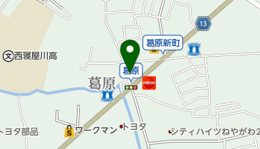 スズキアリーナ寝屋川北の地図画像