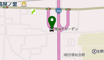 タイヤガーデン名阪の地図画像