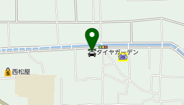 タイヤガーデン北山の地図画像