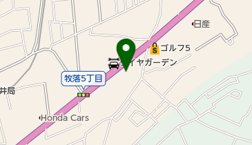 タイヤ&ホイール館フジスペシャルブランド大阪箕面店の地図画像
