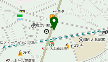 タイヤ流通センター北大阪店の地図画像