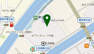 トヨタレンタリース新大阪中之島リーガロイヤルホテル店の地図画像
