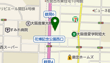 タイムズカー鶴見店の地図画像