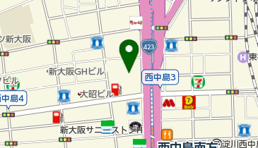 タイムズカー新大阪駅前店の地図画像