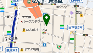日邦レンタカー難波営業所の地図画像