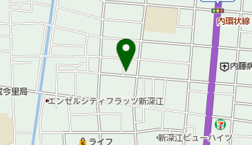 苅谷モータースの地図画像