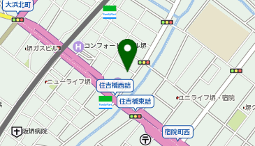藤浪自動車商会の地図画像