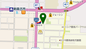 アサヒモータースの地図画像