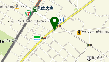 北野モータースの地図画像