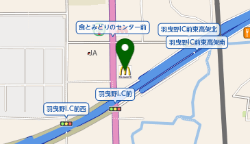 マクドナルド外環羽曳野店の地図画像