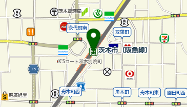 31アイスクリームTo Go阪急茨木市駅店の地図画像