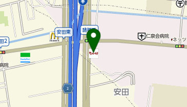 なか卯ベガスベガス大東店の地図画像