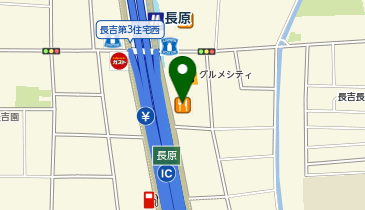 餃子の王将中環長原店の地図画像