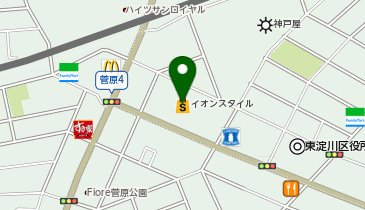 サイゼリヤイオンスタイル東淀川店の地図画像