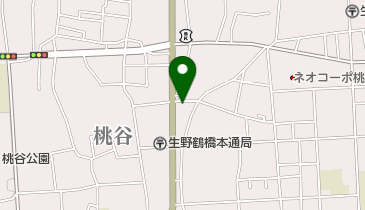 鶴橋風月桃谷店の地図画像