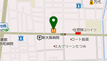 ザめしや生野店の地図画像