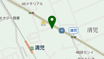 ワンカルビ貝塚店の地図画像