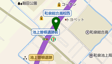 ワンカルビ泉大津店の地図画像