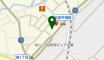 めしや食堂茨木店の地図画像