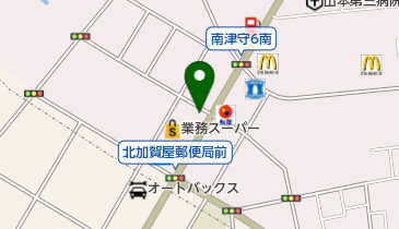 街かど屋南津守店の地図画像