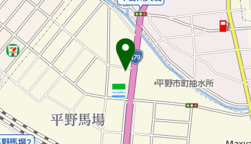 かつや大阪平野馬場店の地図画像