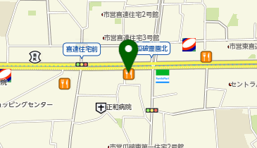 かつや喜連瓜破店の地図画像