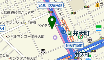 鶴橋風月弁天町店の地図画像