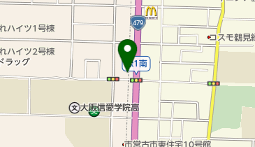 香の川製麺古市店の地図画像