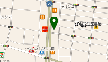 香の川製麺住之江店の地図画像